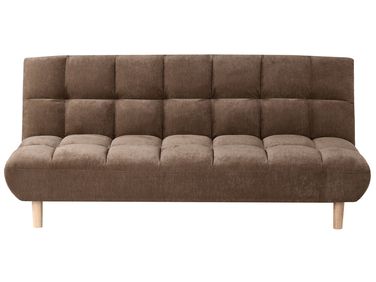 Schlafsofa 2-Sitzer RISOR Stoff Braun