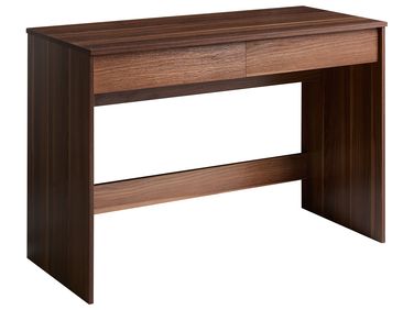 Home Office Desk RONDANE Dark Brown 110 cm 50 cm