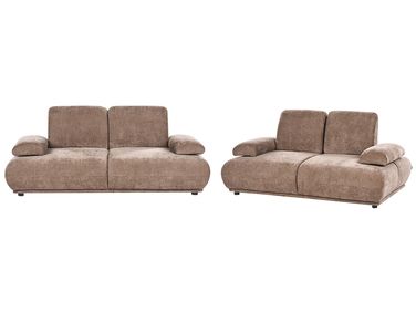 Living Room Set 5 Seater NACKA Brown