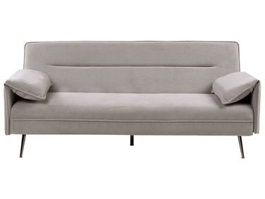 Schlafsofa 3-Sitzer VAYLA Stoff Grau