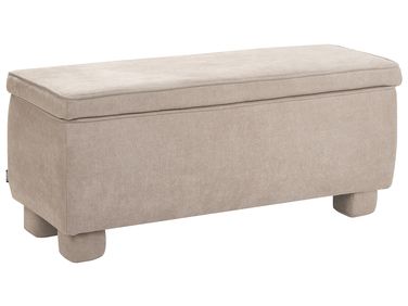 Polsterbank mit Stauraum ITHACA Stoff Beige
