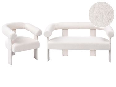 Living Room Set ILBRO Boucle Off-White