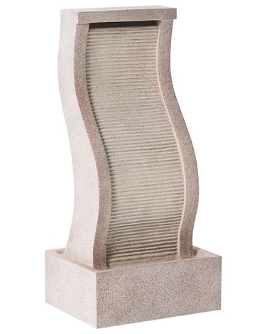Gartenbrunnen LED FORMIGA Beige