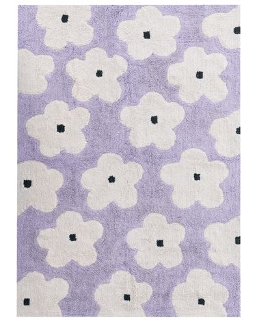 Kids Rug MOKHVA Light Violet 140 x 200 cm Cotton