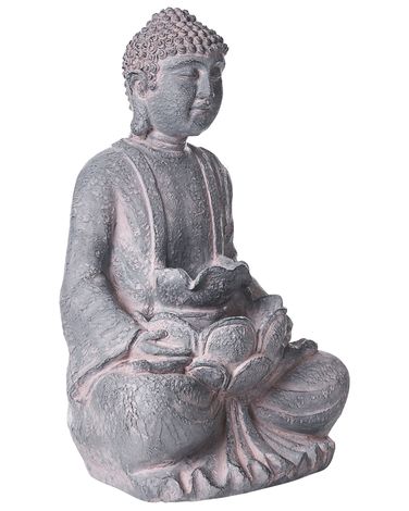 Gartenbrunnen LED URLANTE Buddha Grau