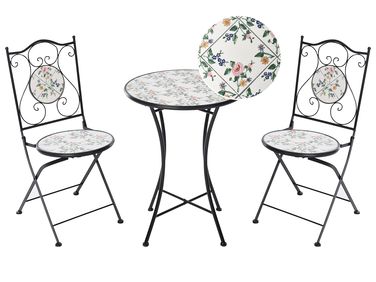 Bistro Set COLLIO Metal Black