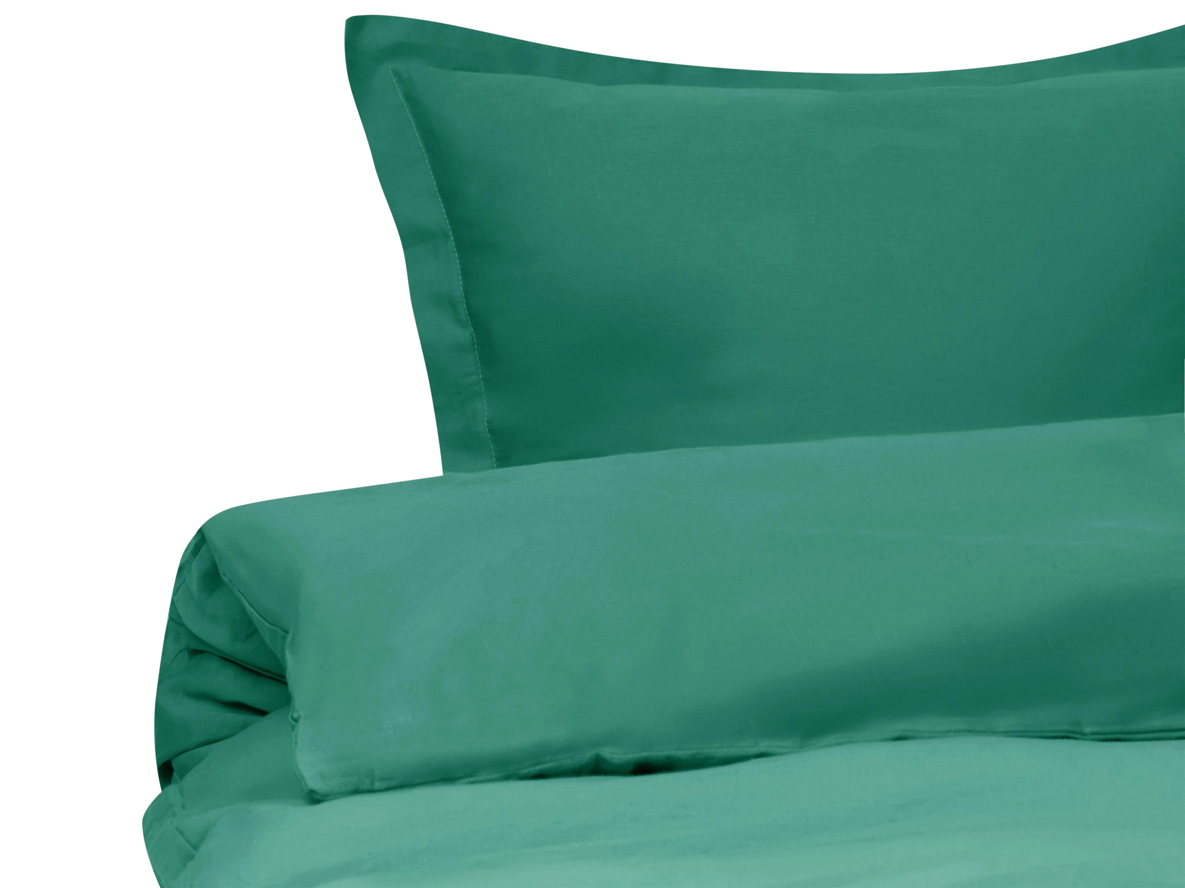 Bettwäsche-Set PARKROSE Baumwollsatin 200 x 200 cm Grün