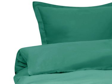 Bettwäsche-Set PARKROSE Baumwollsatin 220 x 240 cm Grün