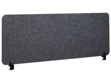 Desk Screen SPLIT 160 x 50 cm Dark Grey