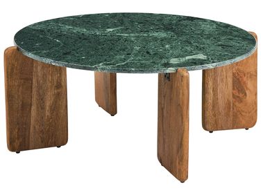 Coffee Table LUNO Marble Dark Green