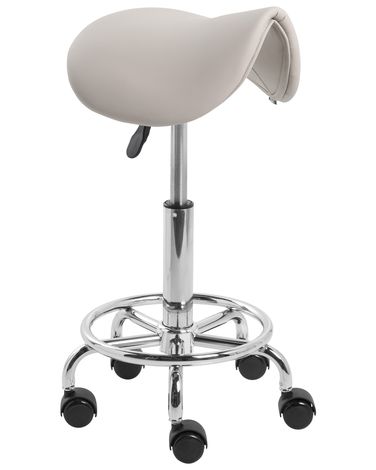 Drehhocker DUMONT Kunstleder Taupe