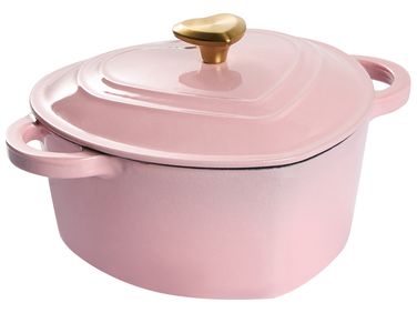 Cast Iron Pot LEVORRA Pink