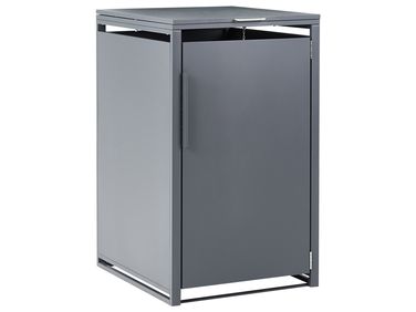 Mülltonnenbox 240 L PIACENZA Metall Dunkelgrau
