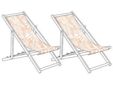 Ersatzstoff für Sonnenliege 2er Set ANZIO/AVELLINO 113 x 44 cm Beige