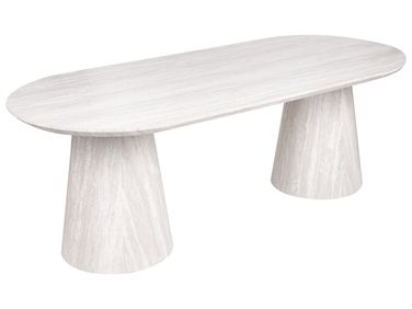 Esstisch LUMAN Travertinoptik 220 cm 95 cm