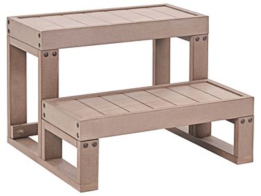 Hot Tub Steps LIMAY Brown