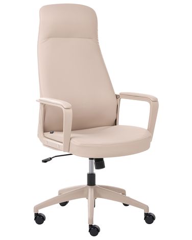 Chefsessel ARDOUR Kunstleder Beige