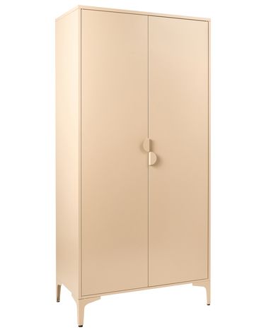 Kleiderschrank ARDURA Beige Metall