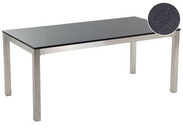 Conference Table GROSSETO 90 cm 180 cm Granite Black
