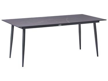 Conference Table TOLENTINO 90 cm 180 cm Grey Marble