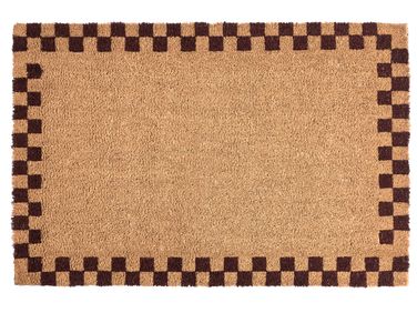Fußmatte SAGADA Beige / Braun 40 x 60 cm Kokosfasern