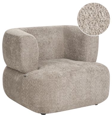 Armchair LOHJA Chenille Taupe