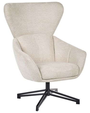 Drehsessel DALEN Stoff Hellbeige