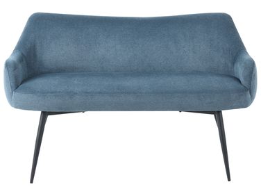 Esszimmerbank 2-Sitzer ARENDAL Stoff Blau