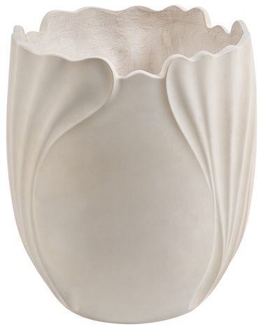 Blumenkübel ARPONE 44 cm Hellbeige