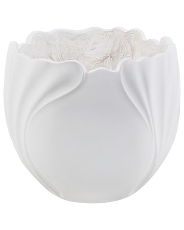 Blumenkübel ARPONE 44 cm Cremeweiß