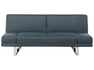 Sofa Bed 2 Seater YORK Fabric Blue