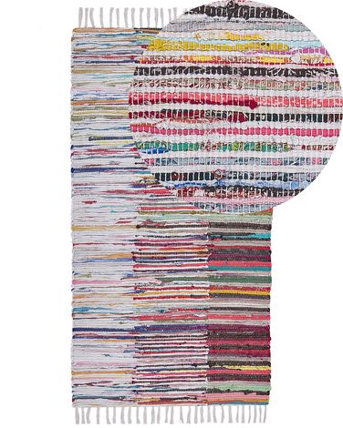 Rug MERSIN Multicolour 80 x 150 cm Cotton