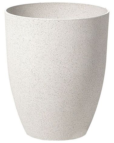 Blumenkübel CROTON 35 cm Cremeweiß