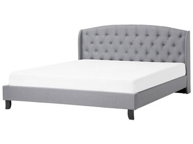 Bed Fabric BORDEAUX 180 x 200 cm (EU Super King) Light Grey