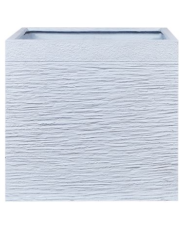 Blumenkübel PAROS 50 cm Weiß