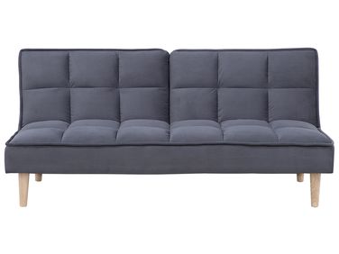 Schlafsofa 3-Sitzer SILJAN Stoff Dunkelgrau
