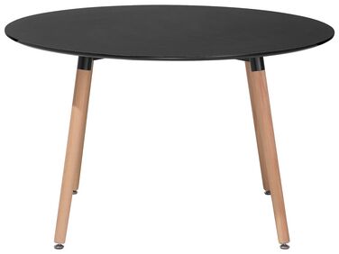 Esstisch BOVIO Schwarz 120 cm 120 cm