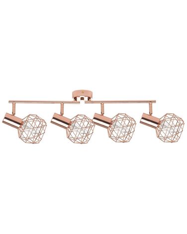 4 Light Spotlight CHENAB Copper Metal Adjustable