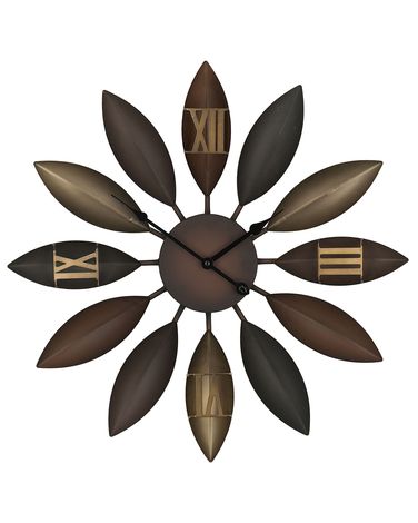 Wall Clock BEINWIL 55 cm Metal Brown