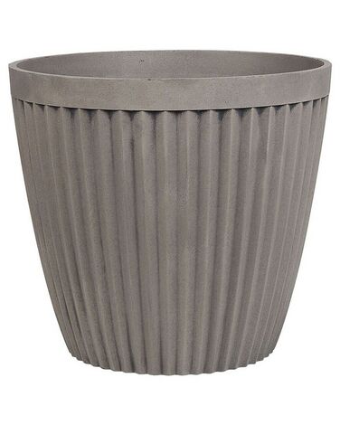 Blumenkübel POKA 36 cm Taupe
