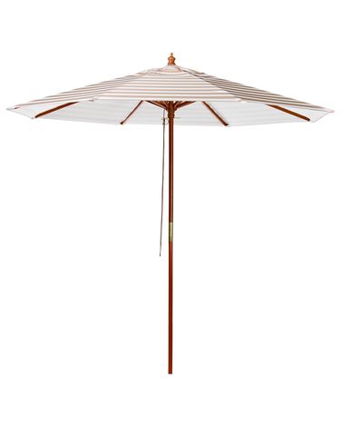 Market Parasol 260 cm FERENTILLO Beige/ White