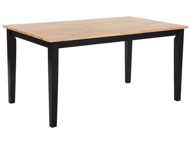 Esstisch GEORGIA Schwarz 150 cm 90 cm Holz