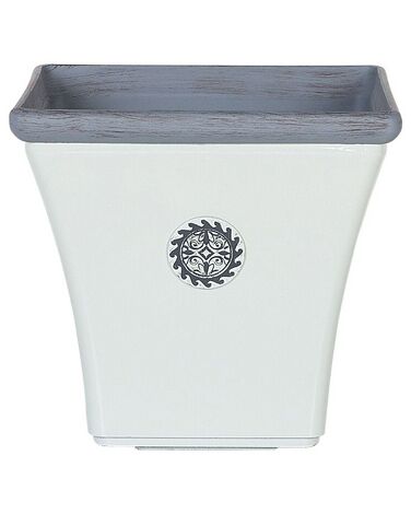 Blumenkübel ELATEIA 32 cm Weiß