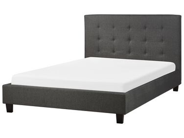 Bed Fabric LA ROCHELLE 140 x 200 cm (EU Double) Dark Grey