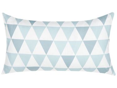 Gartenkissen TRIFOS Geometrisches Muster 40 x 70 cm Blau