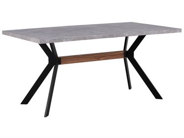 Esstisch BENSON Grauer Betoneffekt 160 cm 90 cm