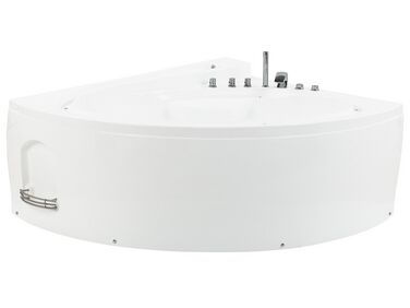 Corner Hot Tub with LED PELICAN 2060 x 1650 mm White