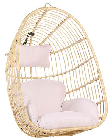 Hängesessel CASOLI Polyrattan Naturfarben