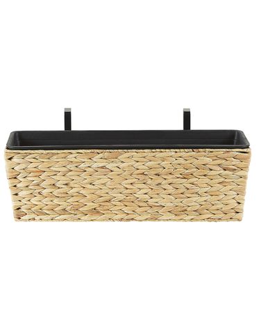 Blumenkübel KAWALA 60 cm Sandbeige Wasserhyazinthe