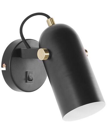 Spotlight Lamp TYRIA Black Metal Adjustable